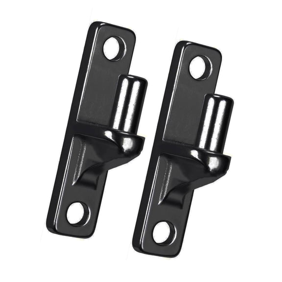 4 Pack Outdoor Chain Link Fence Gate Hinges Portable Sturdy Wall Mount Designs of Stainless Steel with Hinges Pin