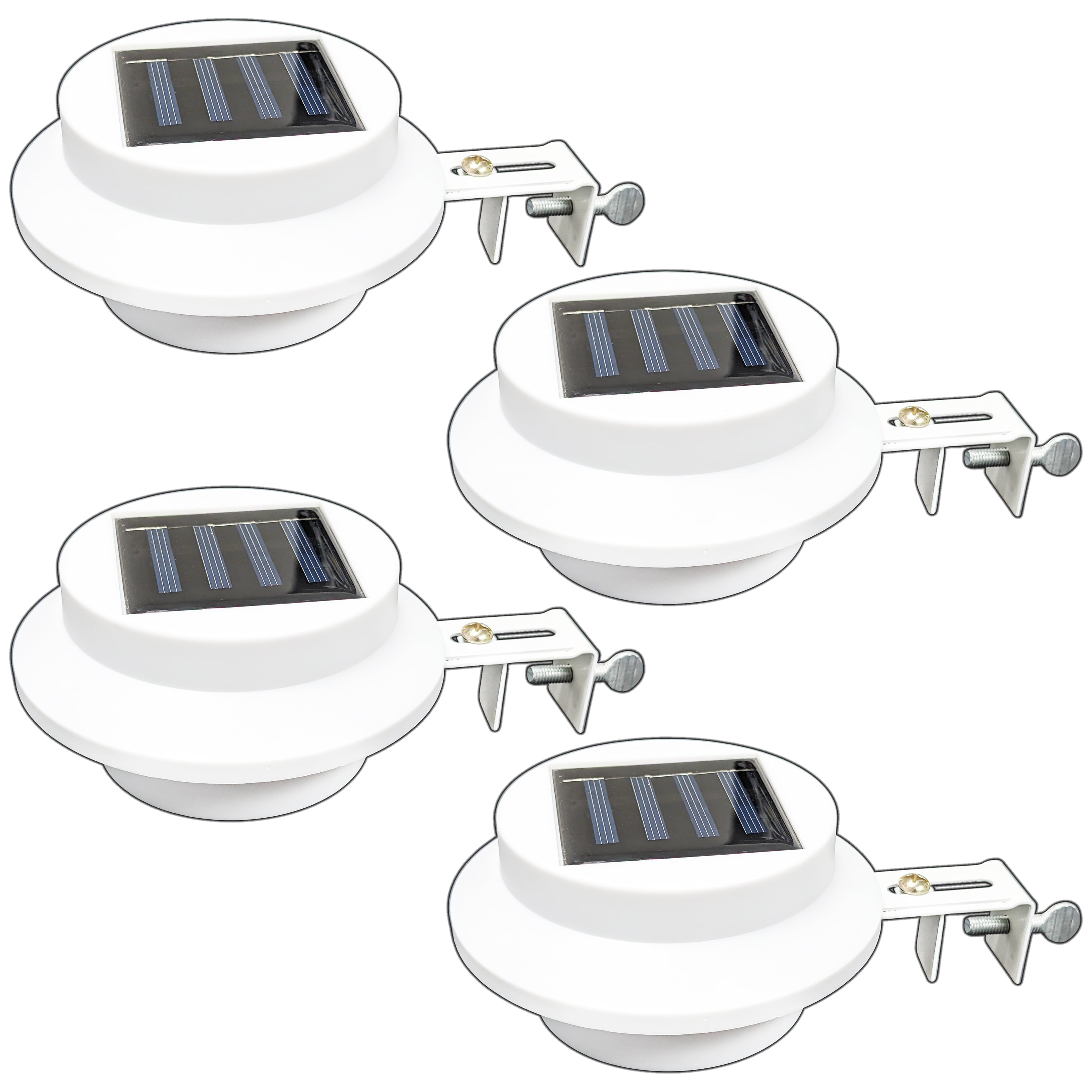 4 Pack Outdoor LED Solar Lights - Water Resistant, Automatic On/Off Feature