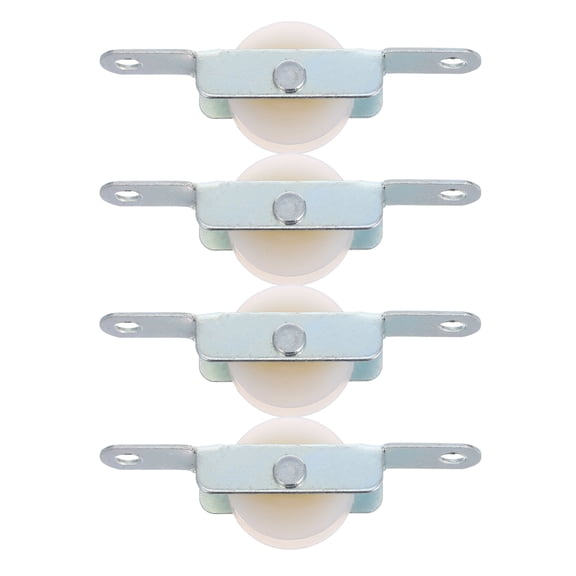Masteelf 4 Pack Outdoor Umbrella Repair Kit for Sliding Doors Windows with Single Wheels Parasol Rope Pulley Replacement Parts for Patio Umbrellas
