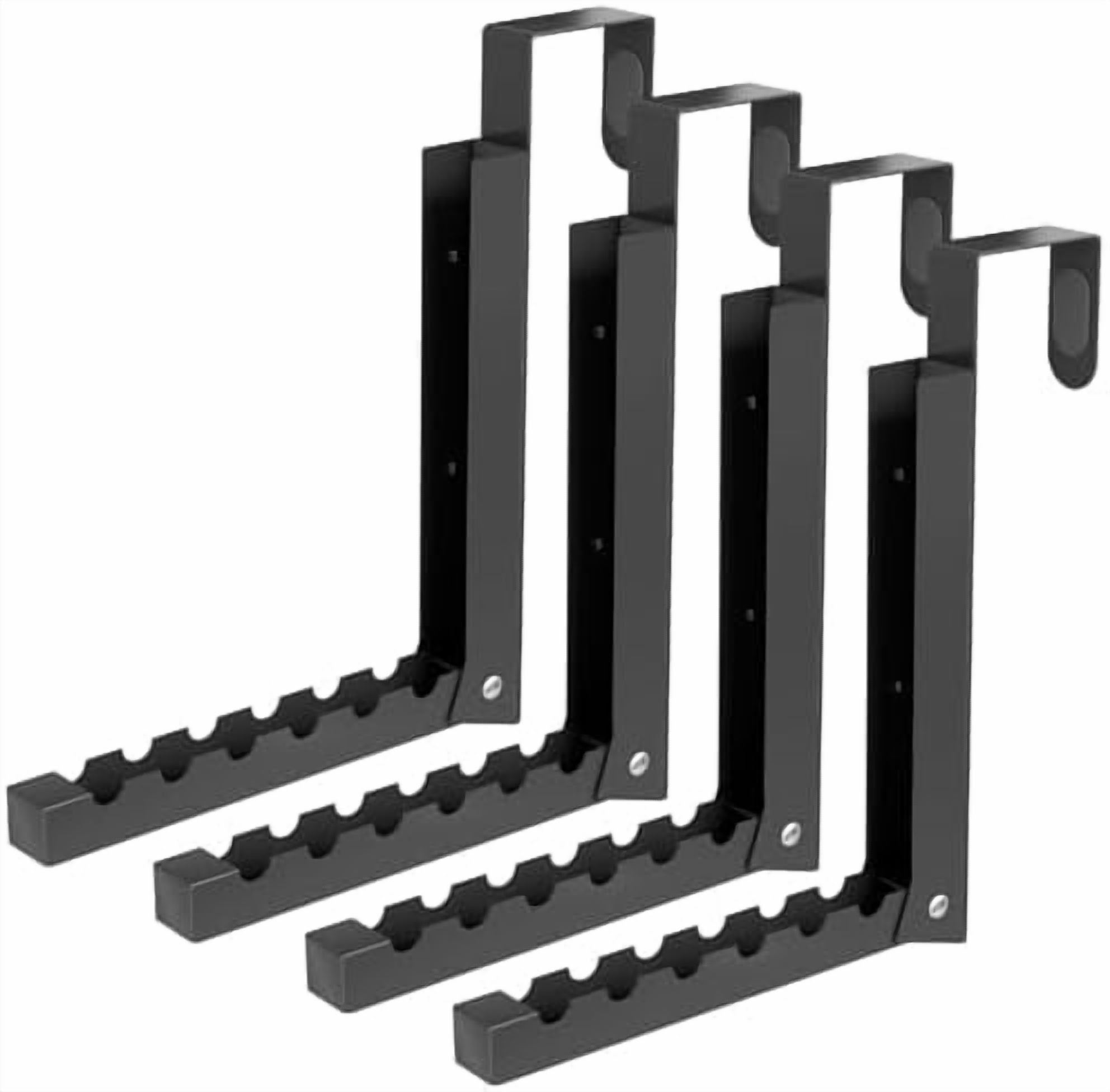 4 Pack Over The Door Folding Clothes Drying Rack, Collapsible Hanging ...