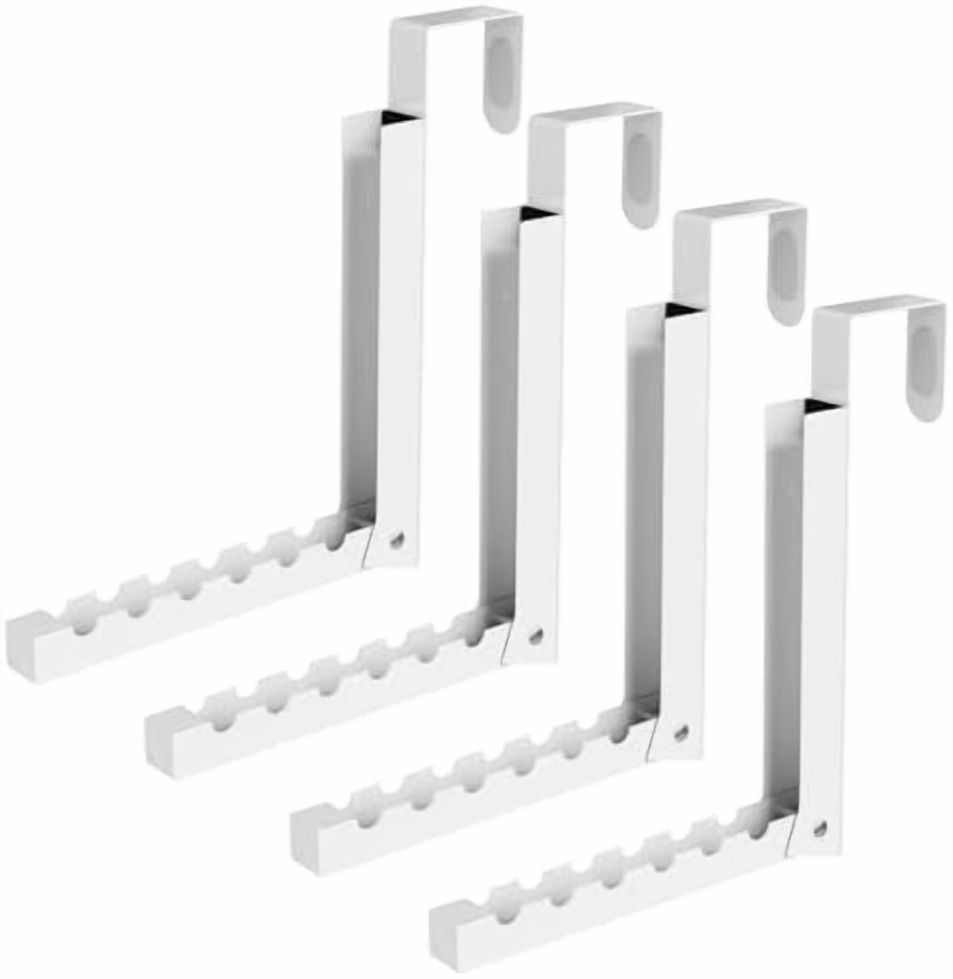 4 Pack Over The Door Folding Clothes Drying Rack, Collapsible Hanging ...