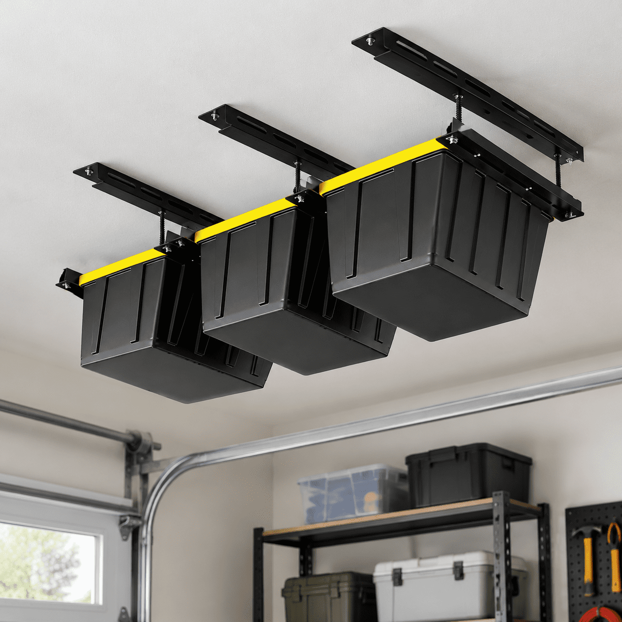 4 Pack Overhead Ceiling Storage Racks for Garage Organization - Walmart.com