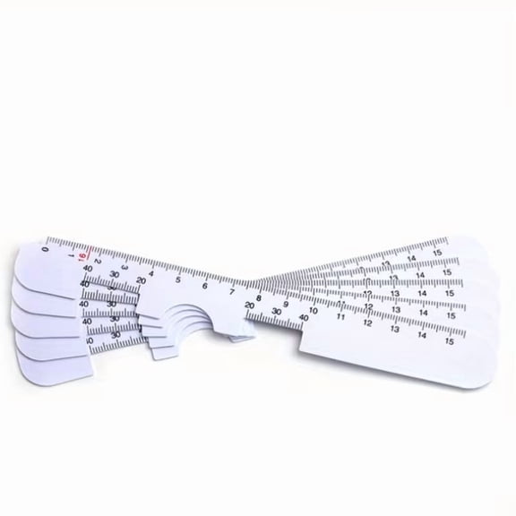 4-Pack PD Ruler Set for Opticians Pupillary Distance Measurement Tool