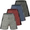 thumbnail image 1 of [4 Pack] Men’s Dry-Fit Active Athletic Shorts Basketball Running Workout Training Gym, 1 of 8