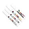thumbnail image 1 of 4 Pack Paint Marker Pen, TINGXIN Waterproof Refinishing Marker, Multi Surface Repair Tool, for Stone Letter Restore, Metal Touch Up and Craft Marking, White, 1 of 9