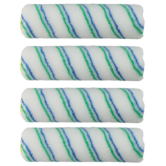 4 Pack Paint Roller Covers, Roller Sleeves Home Painting Supplies DIY Roller