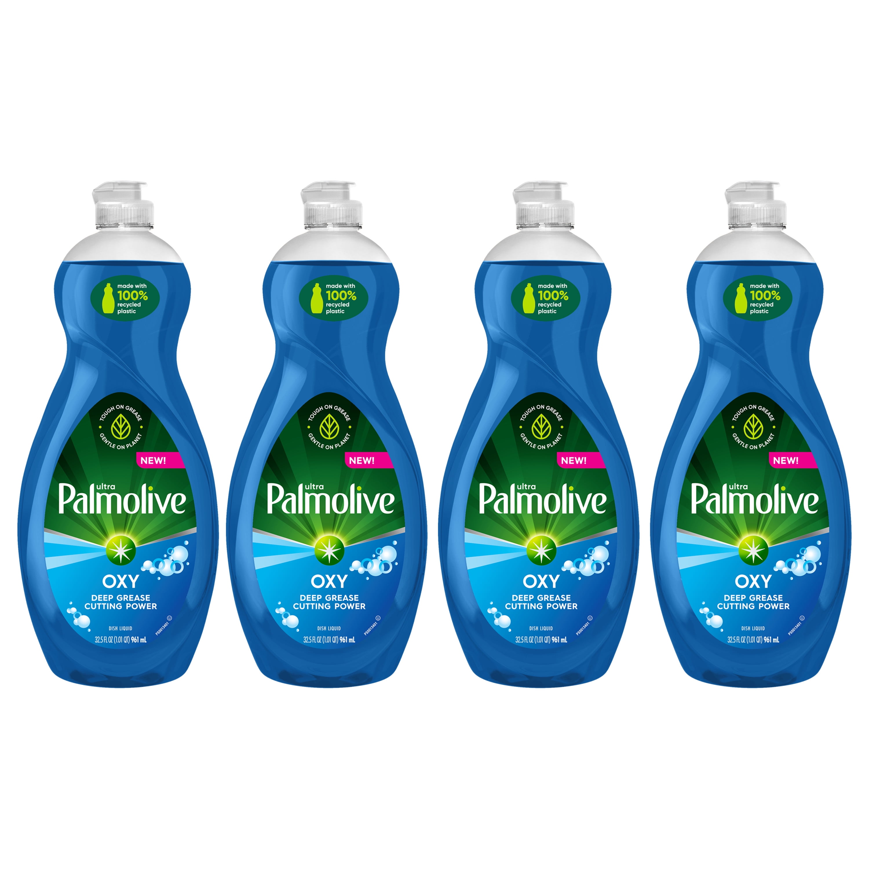 (4 Pack) Palmolive Ultra Oxy Power Degreaser Liquid Dish Soap, 32.5 fl oz
