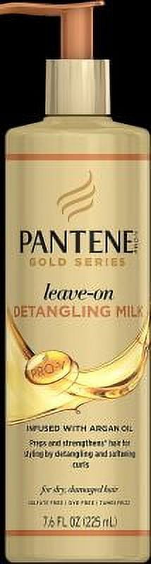 4 Pack - Pantene Pro-V Gold Series Leave-On Detangling Milk 7.6 oz