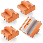 4 Pack Paper Cutter Blades Replacement for Paper Trimmer Slider with Safe Hidden-Blade Design