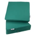 thumbnail image 1 of 4 Pack Peacock Water-resistant Covers 20"x18"x4" for Outdoor Patio Seat Cushions, 1 of 7