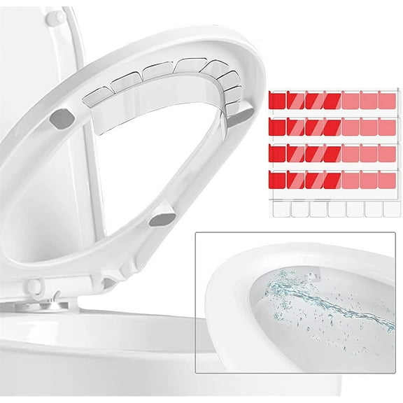 4 Pack Pee Guard,Happon Pee Guard for Toilet Adults,Prevent Pee Splash, Toilet Guard Beneficial to Elderly, Disabled and Potty-training, Pee Guard to Keep Toilet Clean