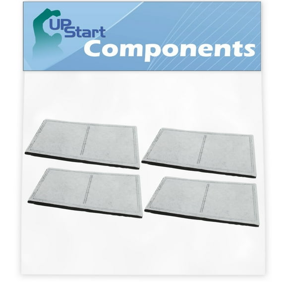 4-Pack Pet Water Fountain Charcoal Filter Replacement for Petsafe Drinkwell Zen Pet Pet Fountain - Compatible with PetSafe Drinkwell Filters #1 PAC00-13067 - UpStart Components Brand