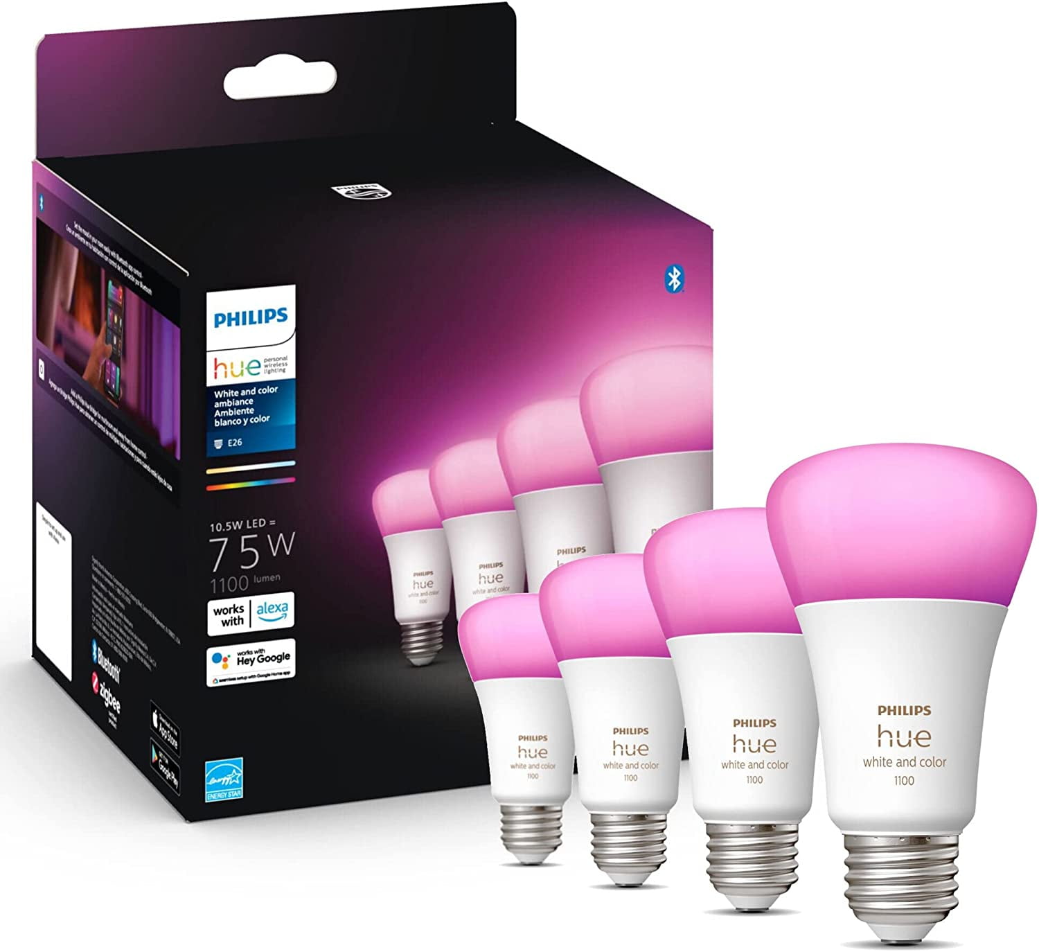 PHILIPS Hue White and Color LED電球 5個セット Philips hue White and Color ×5個セット PHILIPS Hue White and