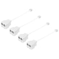thumbnail image 1 of Uxcell 4 Pack Phone Jack Splitter RJ11 6P4C Telephone Line 2 Way Splitter Adapter for Landline 0.98ft White, 1 of 5