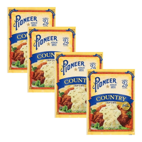 ( 4 Pack ) Pioneer Brand Country Gravy Mix 2.75oz