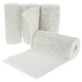 4 Pack Plaster Cloth Rolls for Belly Casting, Mask Making, Paper Mache Paste Sculptures, Arts