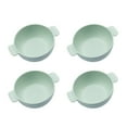 thumbnail image 1 of 4-Pack Plastic Bowls with Double Handles, Heat Resistant Snack Bowls for Complementary Food, Anti-Drop Design, Durable Tableware for Home, Parties, and Picnics, 1 of 6