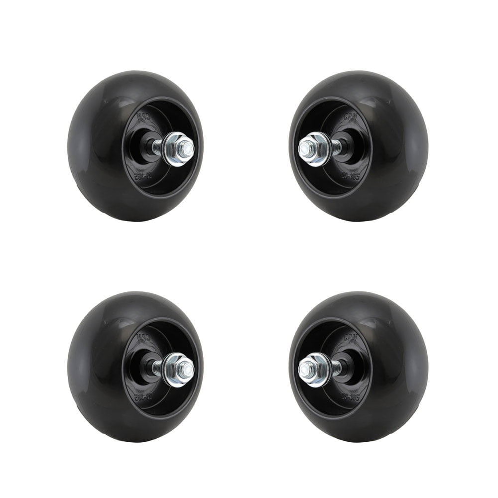 K5763-46250 (4) KUBOTA Deck Roller Anti Scalp Wheel 1/2" I.D. 3" O.D. 4" Wide - Foto 4