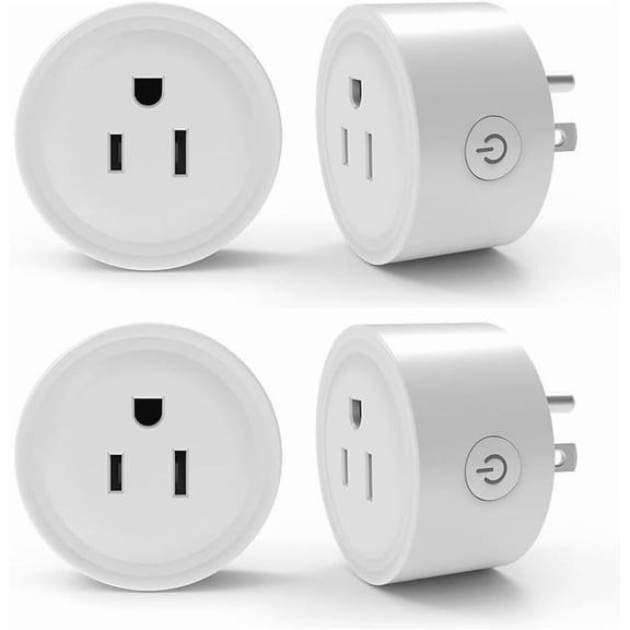 4 Pack Plug, 2.4G WiFi Outlet, Life / Tuya APP Remote Control