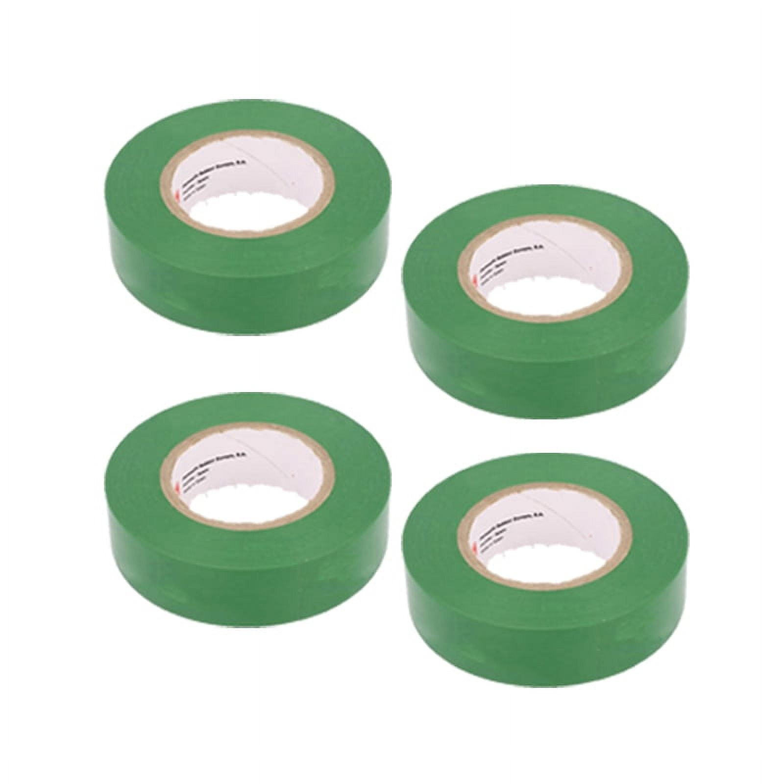(4 Pack) Plymouth 3898 Green Vinyl Weather Resistant Electrical Tape 3/4" x 60