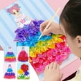 thumbnail image 1 of 4-Pack Poke Art & Craft Kit - Princess Dress Up Theme, Plastic & Paper Materials, Includes Poke Pen and Fabric Squares for DIY Decoration, Gift Box, 1 of 6
