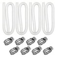thumbnail image 1 of 4 Pack Pool Hoses for Above Ground Pools 1.25" x 39" Replacement Pool Pumps Hose Filter Pumps Hose with 8 Metal Clamps for Swimming Pools Filter Pump, 1 of 5