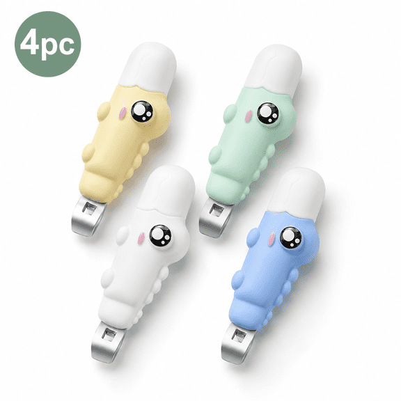 4-Pack Portable Magnetic 2-in-1 Box Cutter and Bottle Opener, HIPS Utility Opener with Ceramic Blade, Stainless Steel Opener and Magnet, Blue, Yellow, Green and White