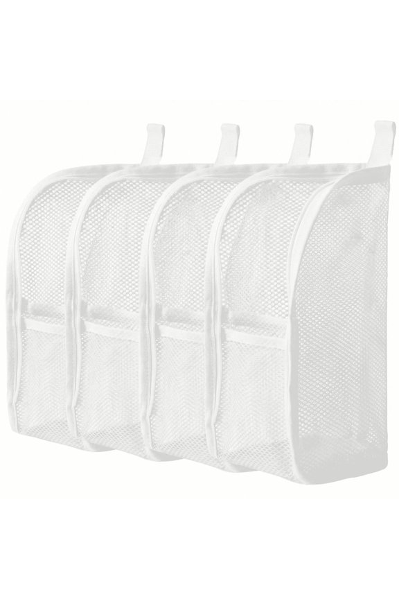4 Pack Portable Standing Travel Toiletry Bag, EVA Mesh Waterproof Cosmetic Pouch Travel Essentials