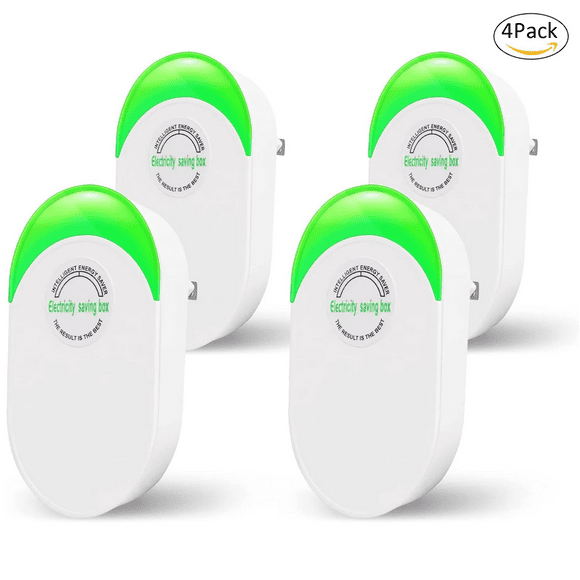 4 Pack Power Saver Pro Power Save - Upgraded Energy Saver Electricity Saving Box Household Office Market Device | Electric Smart US Plug 90V-250V