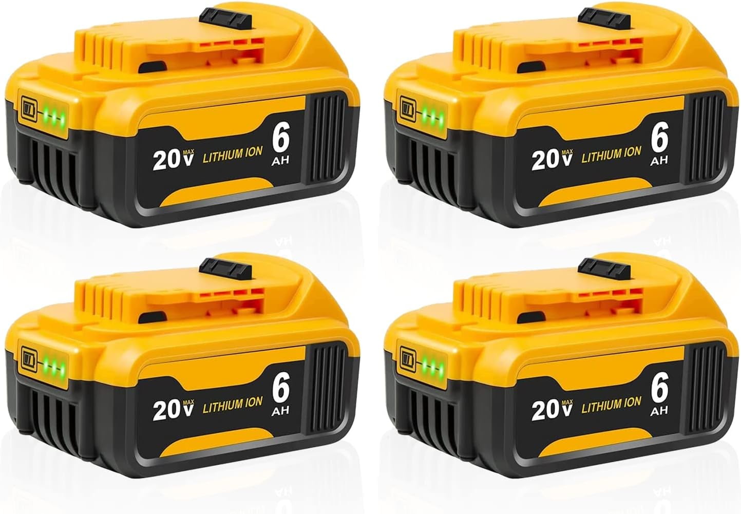 Dewalt 20v Battery 5ah BATTOOL[2-Pack Replacement For Dewalt