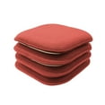 thumbnail image 1 of GoodGram Non Slip Tufted Memory Foam Chair Cushions, Coral, 4 Pack, 1 of 1