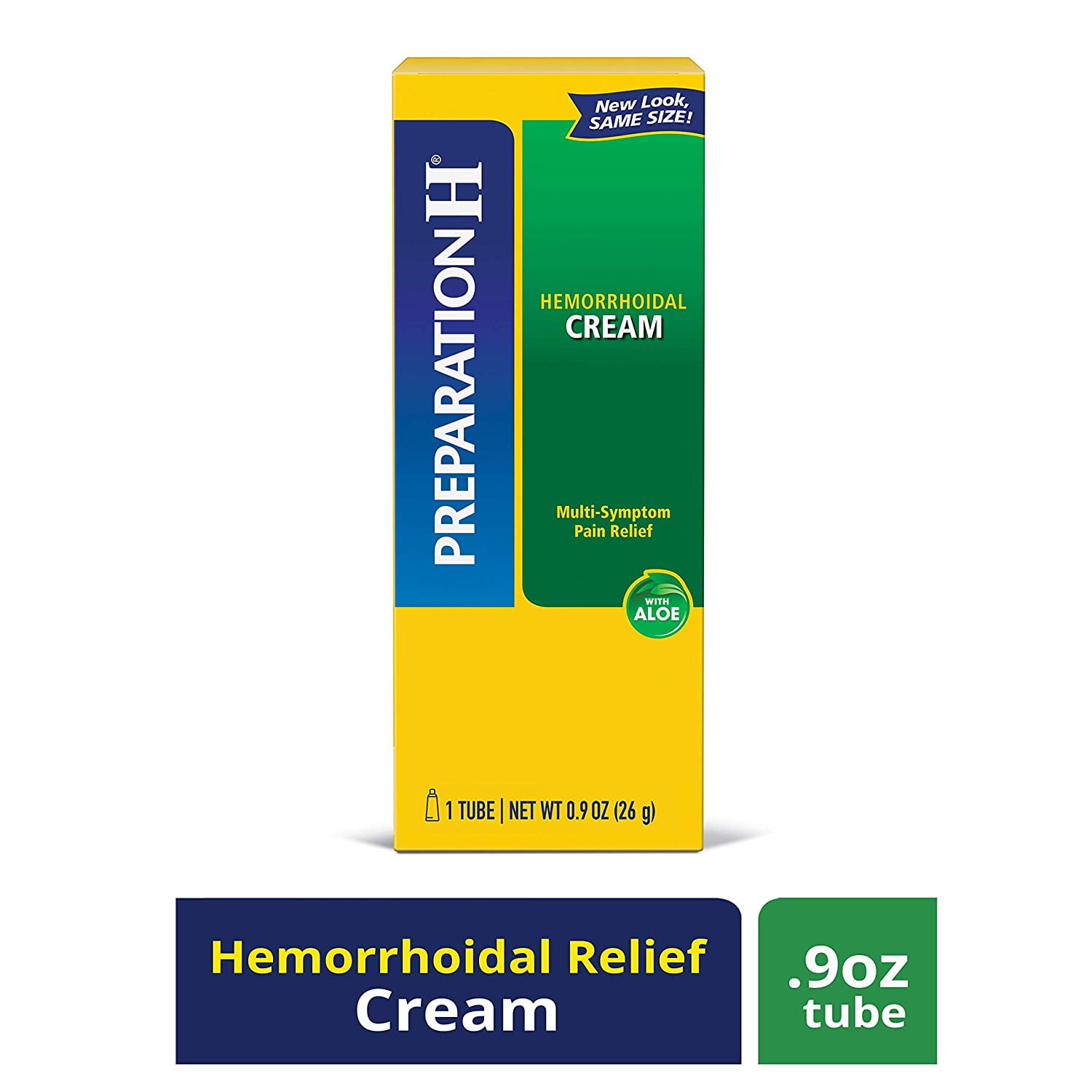 4 Pack Preparation H Hemorrhoidal Hemorrhoid Cream With Aloe 0.9 oz each