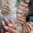 thumbnail image 1 of 4-Pack Press on Nails - 96 Pieces Long-Wear, Glossy Finish, Quick Stick, No Glue Needed, Perfect for Dance, Party, Daily Wear, Fashionable Nail Art for Women/Girls, 1 of 4