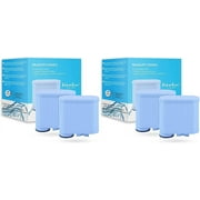 4-Pack PrimaPure Espresso Coffee Machine Water Filter Replacement For Philips Saeco AquaClean CA6903 Certified To NSF / ANSI 42 by IAPMO R&T
