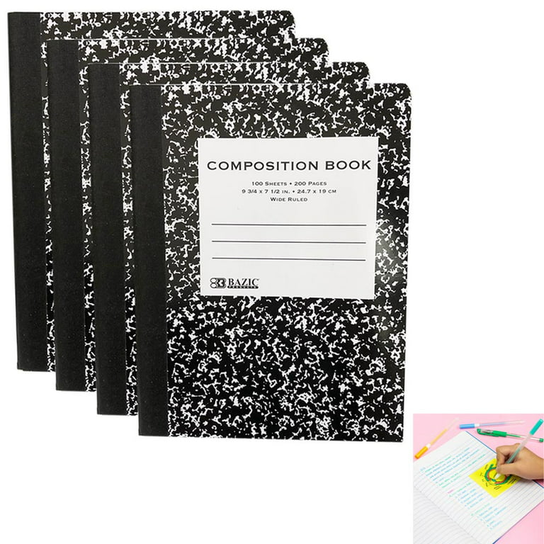 Secondary School Essentials Box - Writing Supples, Notebooks, Composition Books, Binders, Markers, and More - 51 Pieces