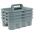 thumbnail image 1 of 4-Pack Products Deluxe Carry Caddy for Cleaning Products, 2 Compartment Plastic Cleaning Basket, 1 of 7