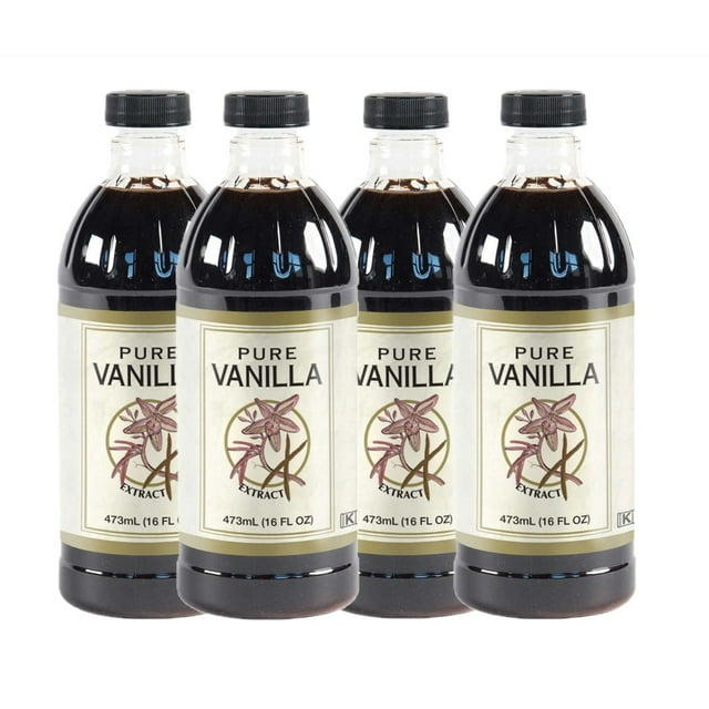 4 Pack | Pure Vanilla Extract (16 oz )