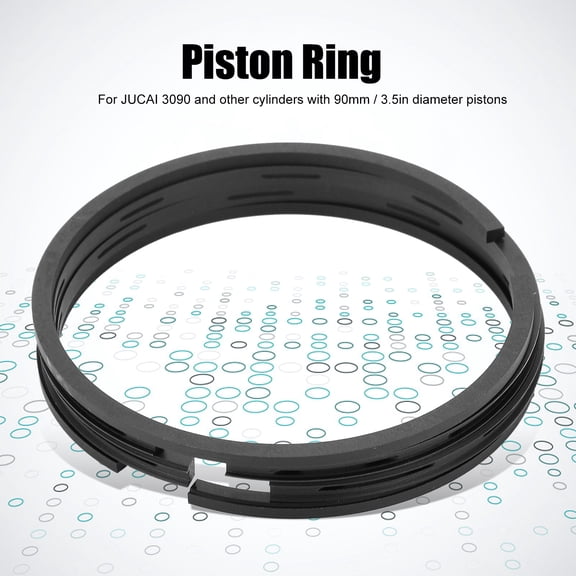 4-Pack Q90 Cast Iron Piston Rings for 90mm Air Compressor Cylinder, Fits JUCAI 3090 4Pcs 7.5KW Motor 10HP Air Compressor Pump Accessories