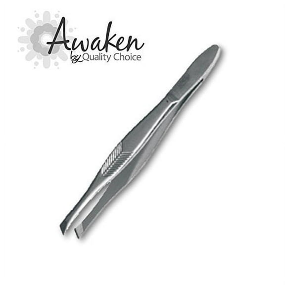 4 Pack Quality Choice Deluxe Tweezers Square Tips 1 Count Each