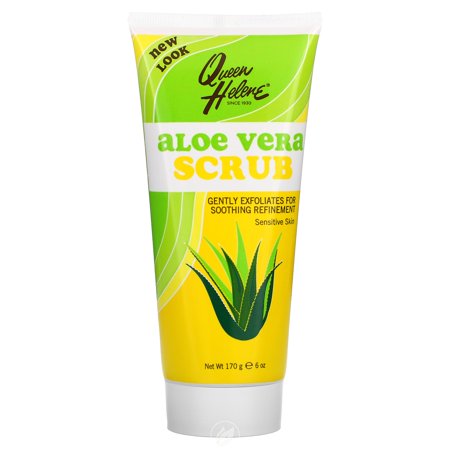 (4 Pack) Queen Helene Facial Scrub Aloe Vera 6oz