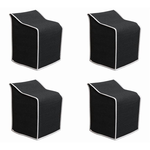 4 Pack Quilted Washer and Dryer Cover - 34"x30"x46" Washable and Reusable Polyester Furniture Pad for Moving & Storage