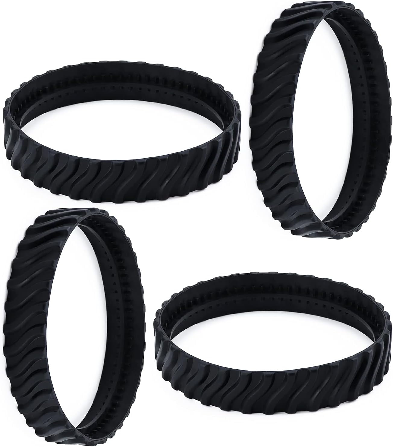 4 Pack R0526100 Track (Upgraded Version) Pool Cleaner Wheel Tire