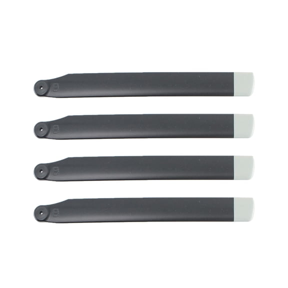4 Pack RC Helicopter Rotor Leaves Aircraft Propeller Black Plastic Replacement for K160 Remote Control Plane