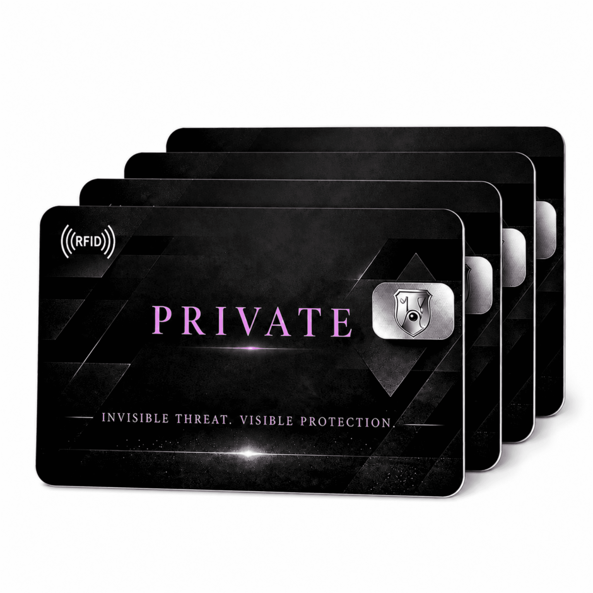 QXWPBV RFID Blocking Cards for Wallet, Credit Card Protector, RFID Card ...
