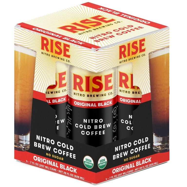 Original Black Nitro Cold Brew Coffee - Organic - Unsweetened