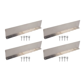 4 Pack Rainwater Valley Gutter Aluminium
