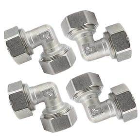 4 Pack RapidAir MaxLINE Compressed Air Piping 3/4" Elbow M8067 Max Line Rapidair