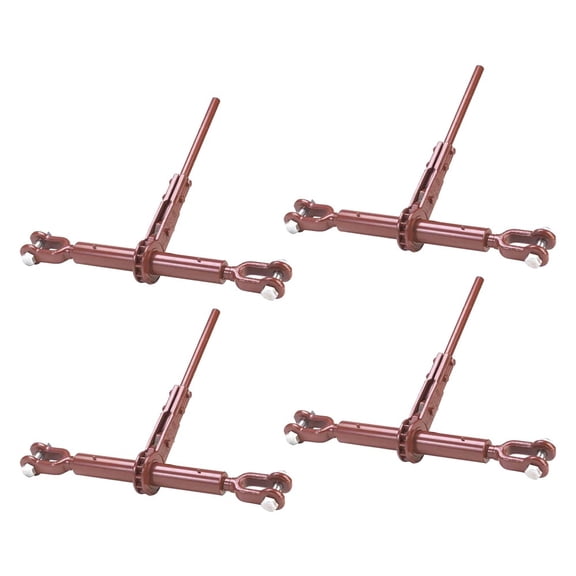 (4 Pack) Ratchets Turnbuckle Jaw-Jaw Forged Eyes Compactor Ratchets, 28K WLL