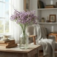 thumbnail image 1 of 4 Pack Real Touch Artificial Baby's Breath Flowers - 6Inch Baby Breath Flowers Fake Floral Arrangement Decor for Wedding Bouquets, Home Centerpieces & Outdoor Decor, Purple, 1 of 6