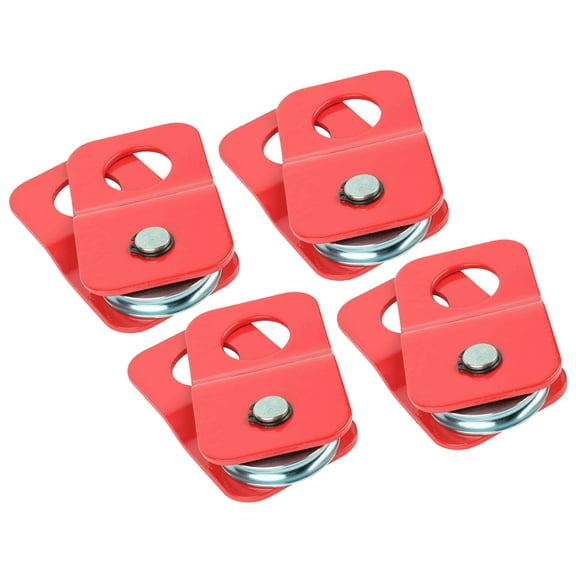 (4 Pack) Recovery Winch 4 Ton Snatch Block, Towing Pulley Blocks 10,500 lbs Capacity, Off Roading, Hauling | Offroad Recovery Accessory for Truck, Tractor, ATV & UTV